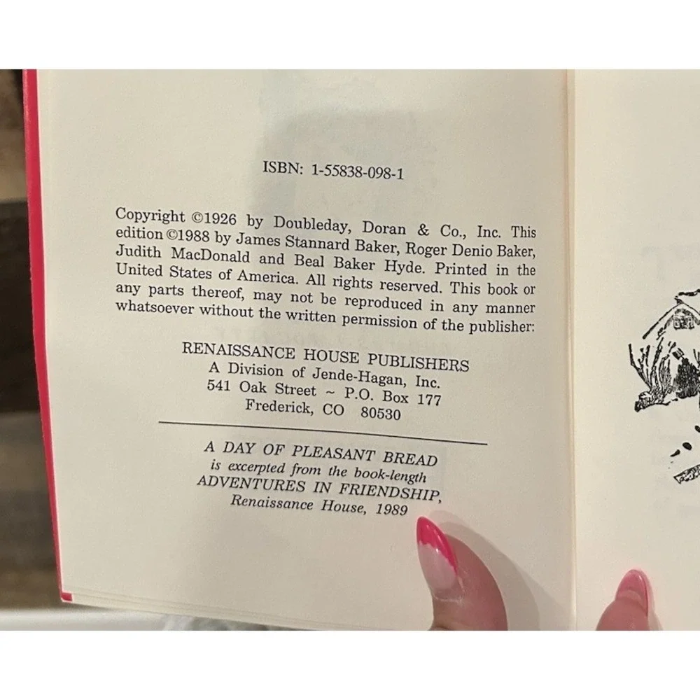 A Day‎ Of Pleasant Bread. A Christmas Story.By David Grayson